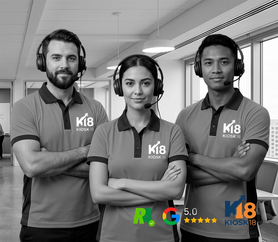 Equipe de suporte Kiosk18